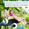 Serenelife Saucer Swing with Tree Hang Kit, 40 in Outdoor Tree Swing, 2 Adjustable Hanging Rope Straps and SLSWNG100RB - alternate 3